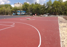 г. Магнитогорск, площадки для  баскетбола и мини-футбола