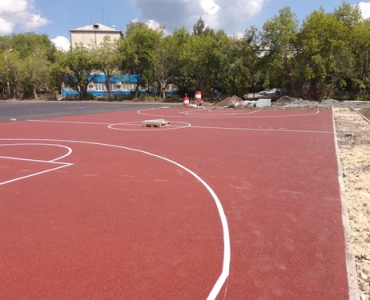 г. Магнитогорск, площадки для  баскетбола и мини-футбола_1