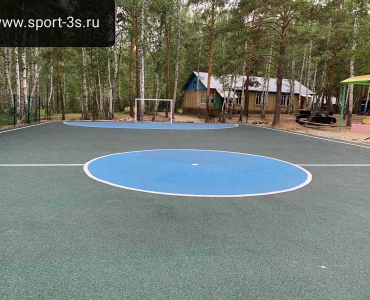 Спортивная площадка в Челябинской области, лагерь Утёс_4