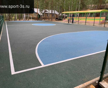 Спортивная площадка в Челябинской области, лагерь Утёс_5